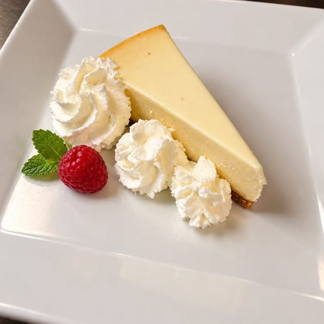 Plain cheese cake.